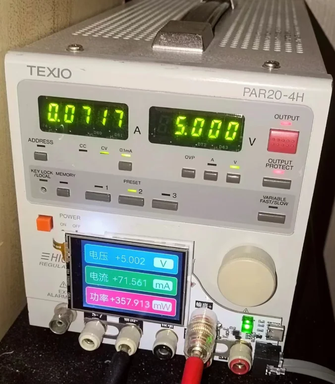 PAR20-4H 电源控制板 + INA228 无线采样器 硬件照片